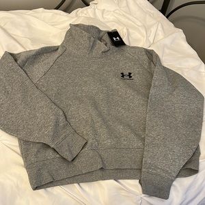 Under Armour cropped wrap neck fleece